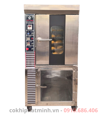 LÒ NƯỚNG BÁNH MÌ ĐỐI LƯU XOAY 6 MÂM