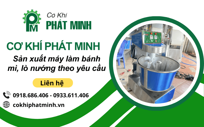 sản xuất máy làm bánh mì, lò nướng theo yêu cầu